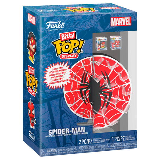 Bitty POP Marvel Spider Man Netzdisplay