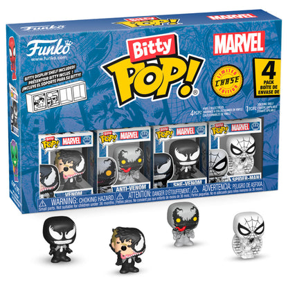 blister 4 figures bitty pop marvel spider man venom