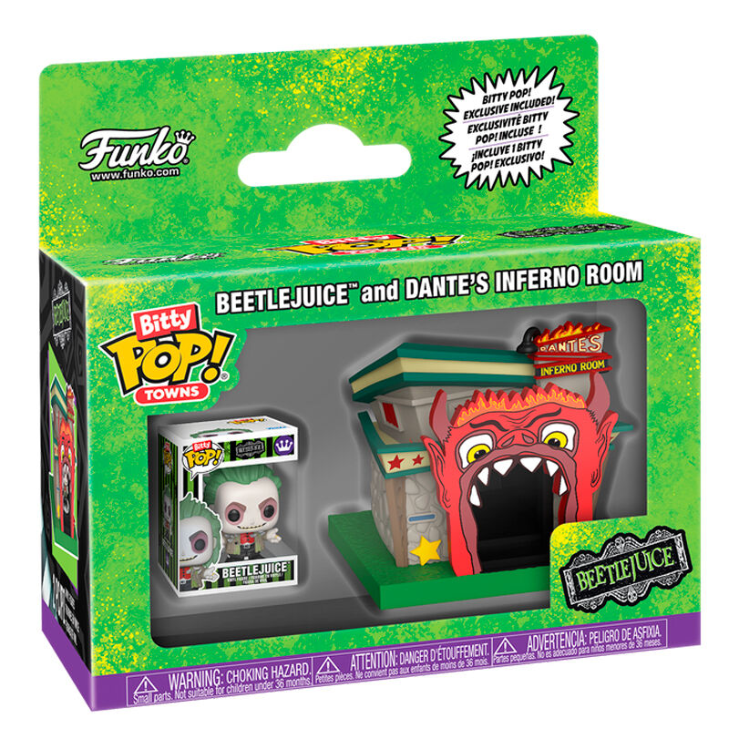 Figura de Bitty POP Town de Beetlejuice del Infierno de Dante