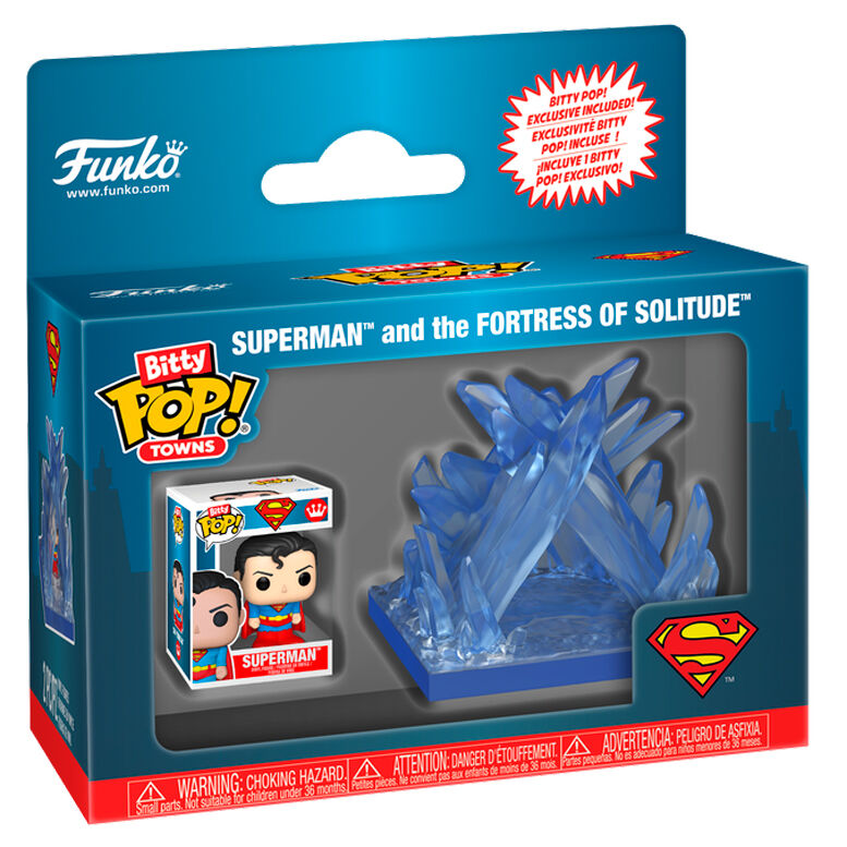 Bitty POP Town DC Comics Superman Fortress of Solitude Figure