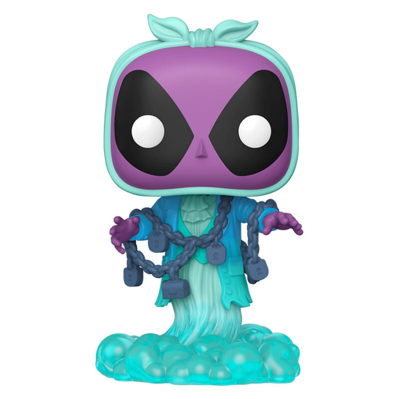 pop plus marvel deadpool figure  deadpool as jacob marley