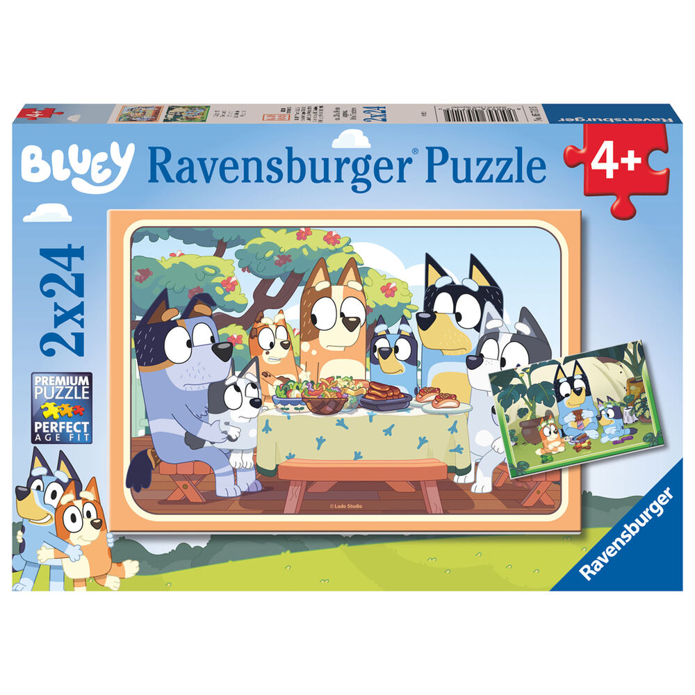bluey puzzle 2x24pcs