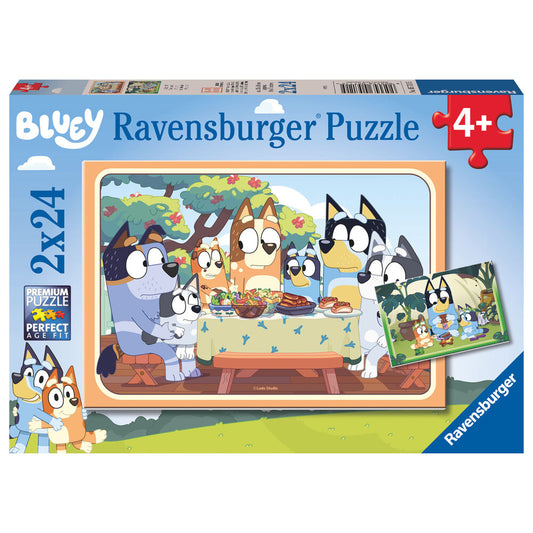 bluey puzzle 2x24pcs
