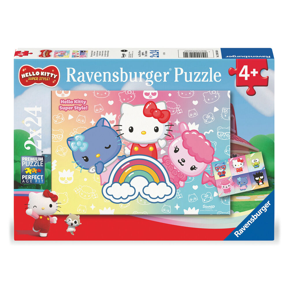 hello kitty puzzle 2x24pcs