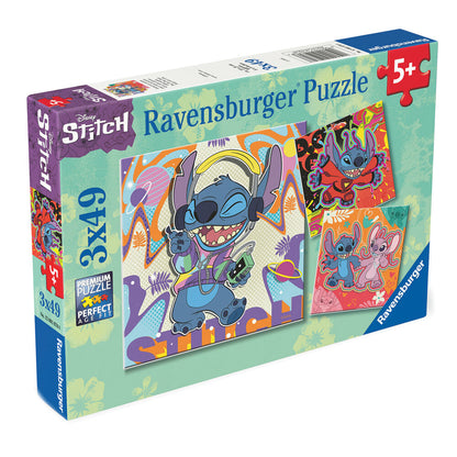 Disney Stitch Puzzle 3x49 teilig