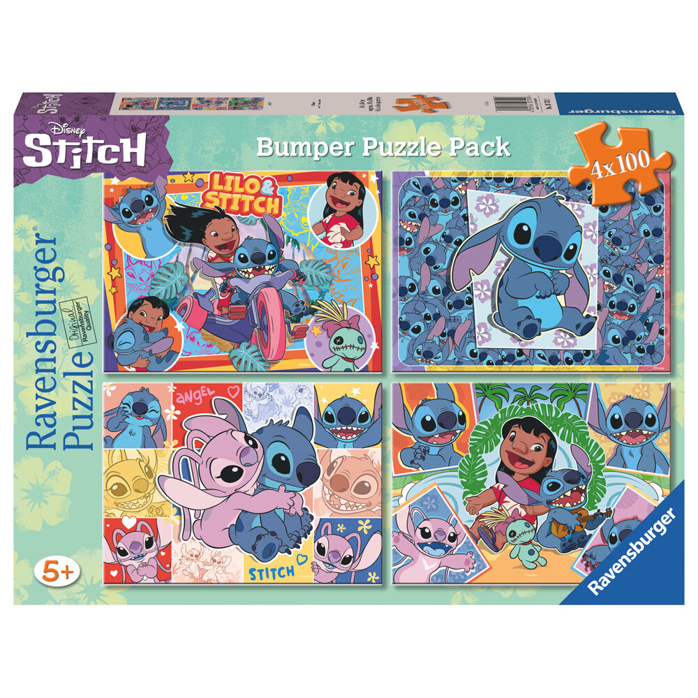 disney stitch puzzle 4x100pcs