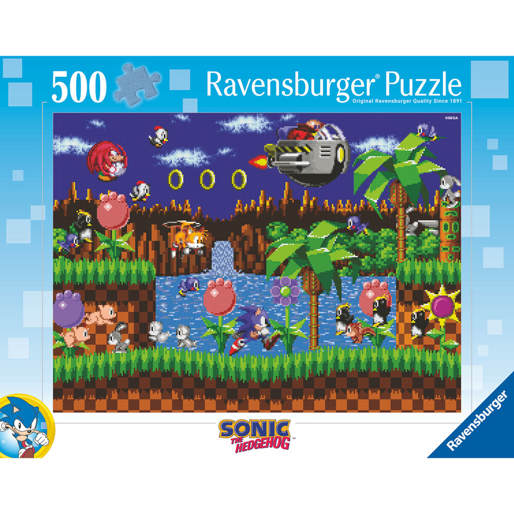 puzzle sonic the hedgehog 500 pieces