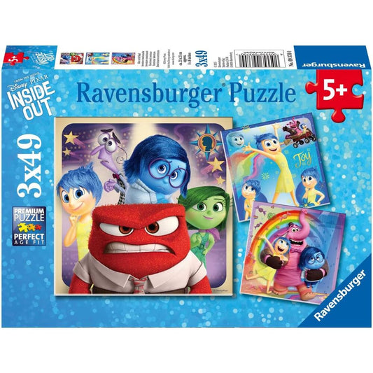 Disney Pixar Inside Out Puzzle 3x49pcs