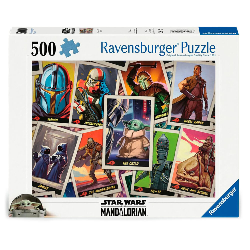 puzzle the mandalorian star wars 500 pieces