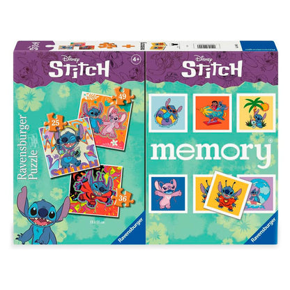 multipack memory  3 stitch disney puzzles