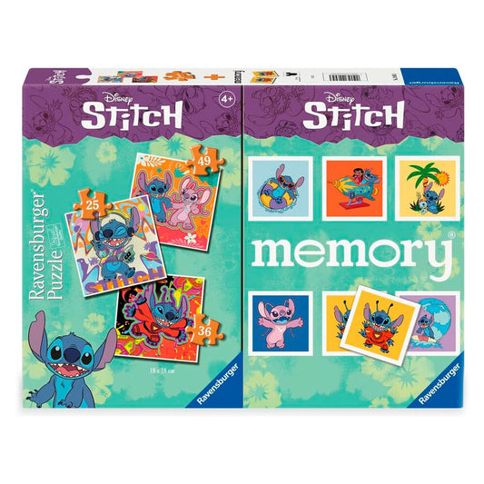 multipack memory  3 stitch disney puzzles