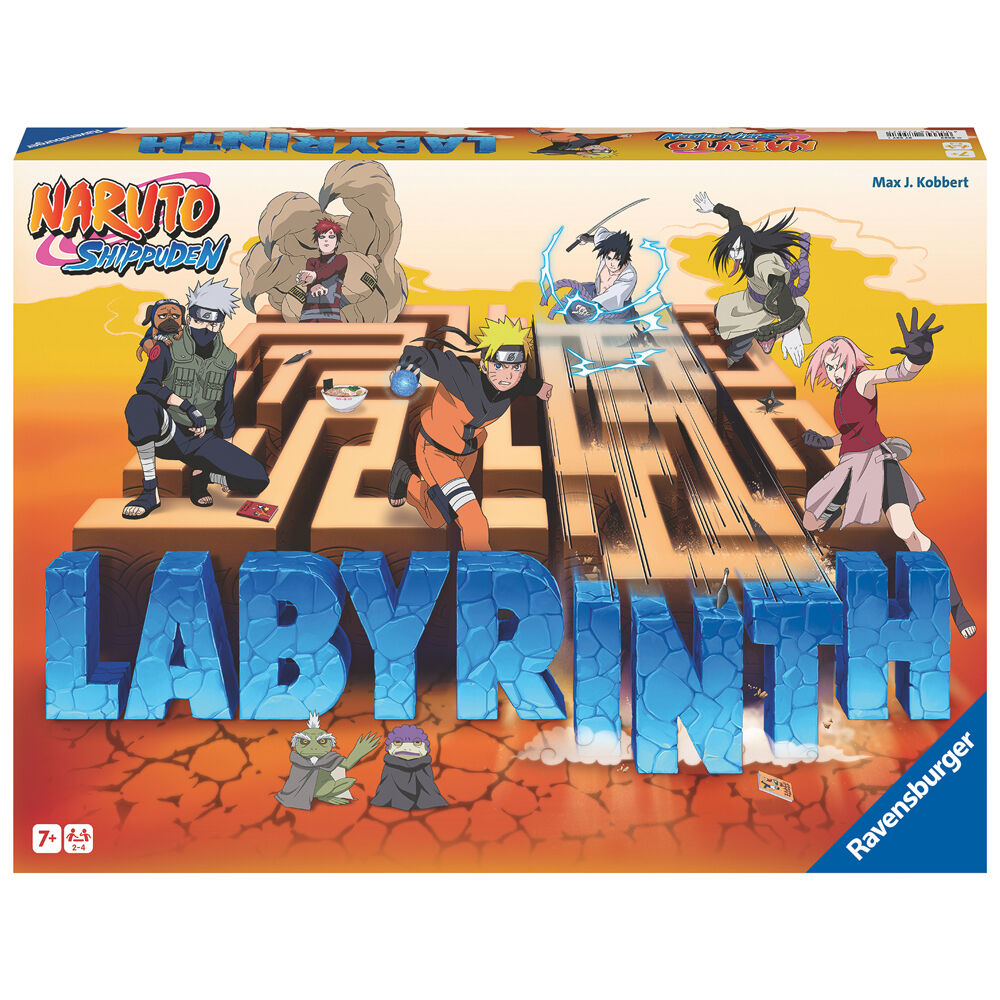 Jogo de tabuleiro Labirinto Naruto Shippuden