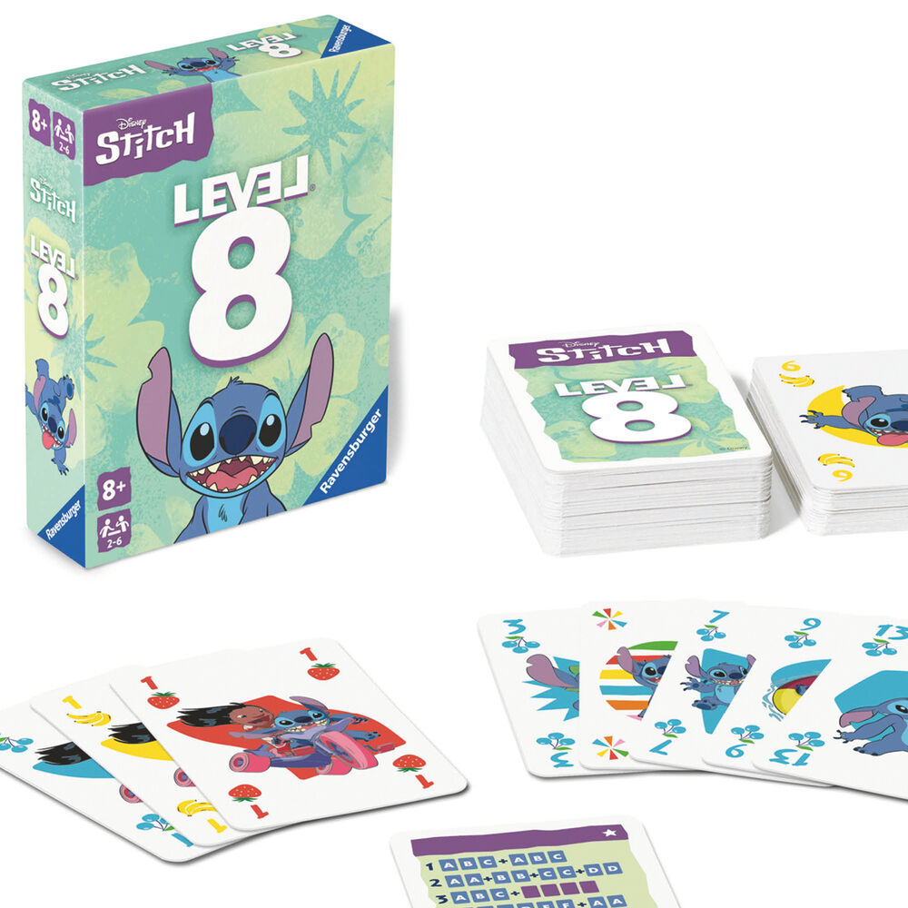 level 8 stitch disney card game