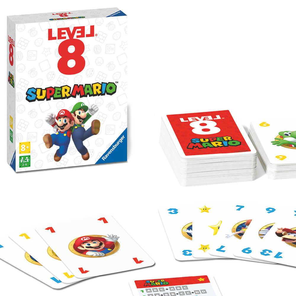 level 8 super mario bros card game