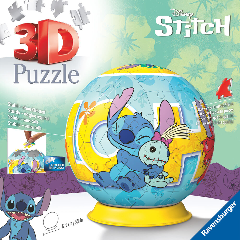 Puzzle 3D Stitch Disney 72 pezzi