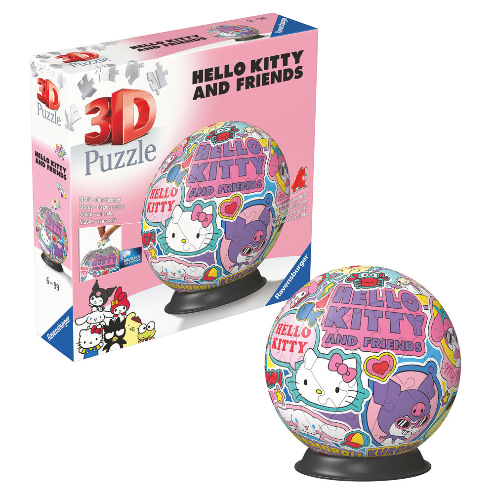 Hello Kitty 3D Puzzle 72pcs