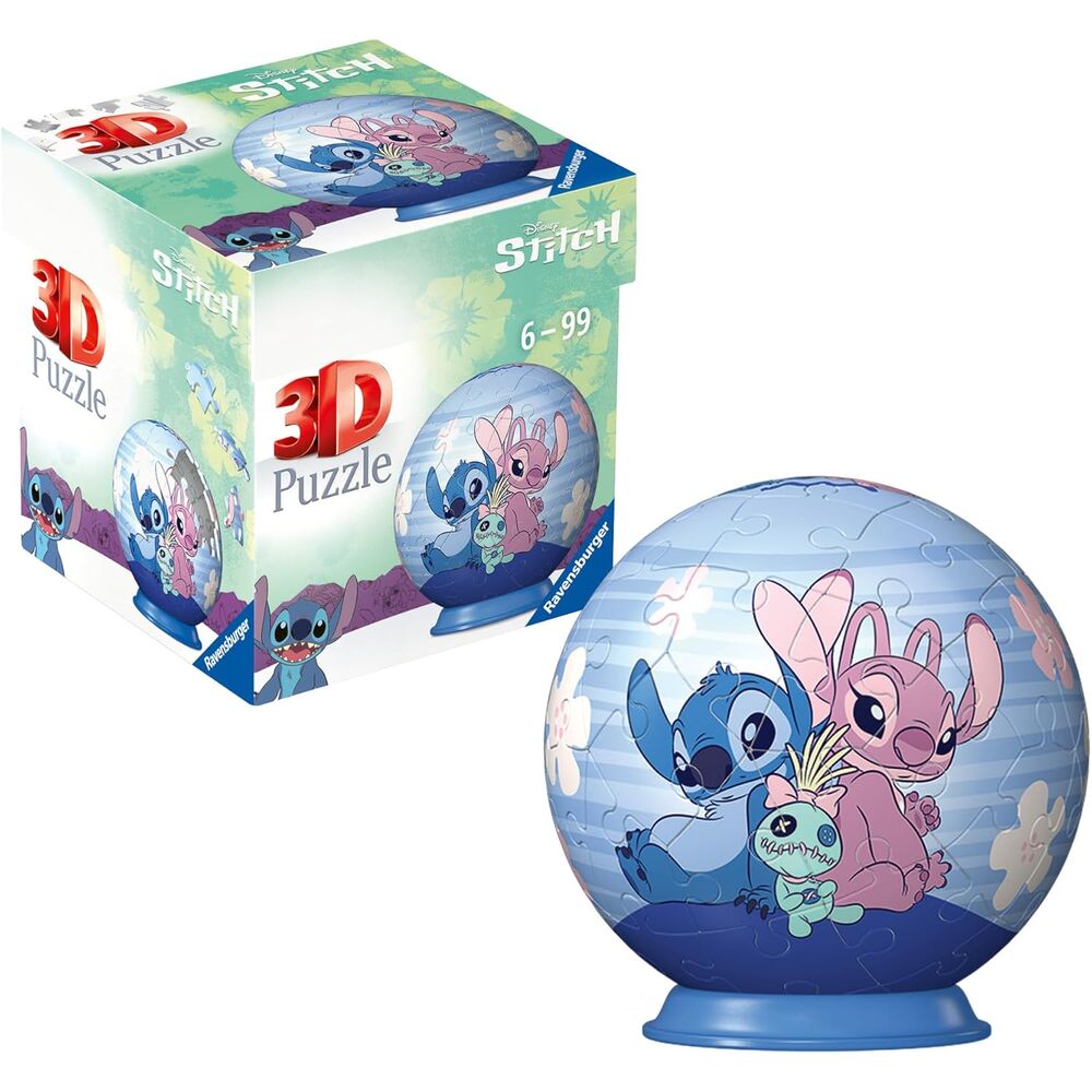 Puzzle 3D Angelo  Stitch Disney 54 pezzi