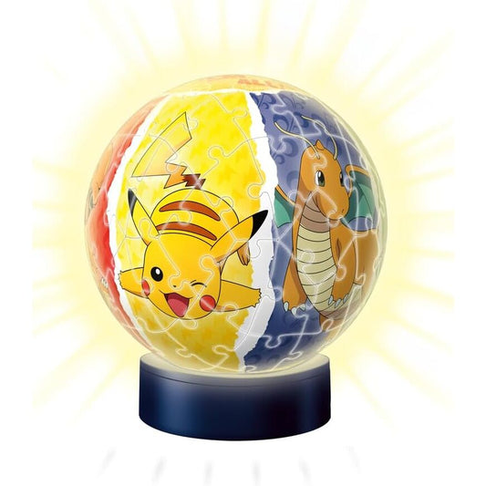 pokemon night light 3d puzzle 74pcs