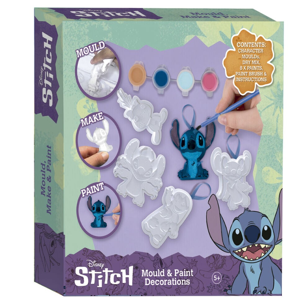 Disney Stitch Plaster Set for Molding and Painting