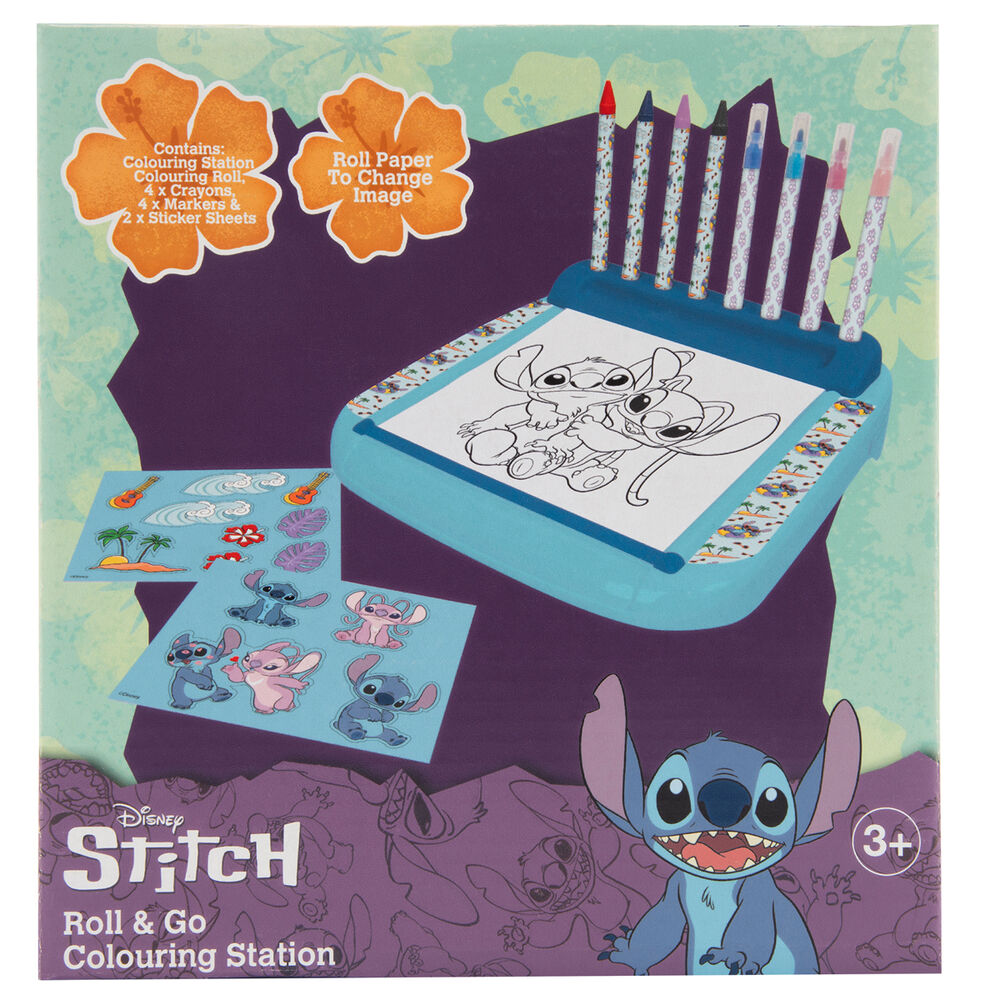 disney roll & go stitch drawing station
