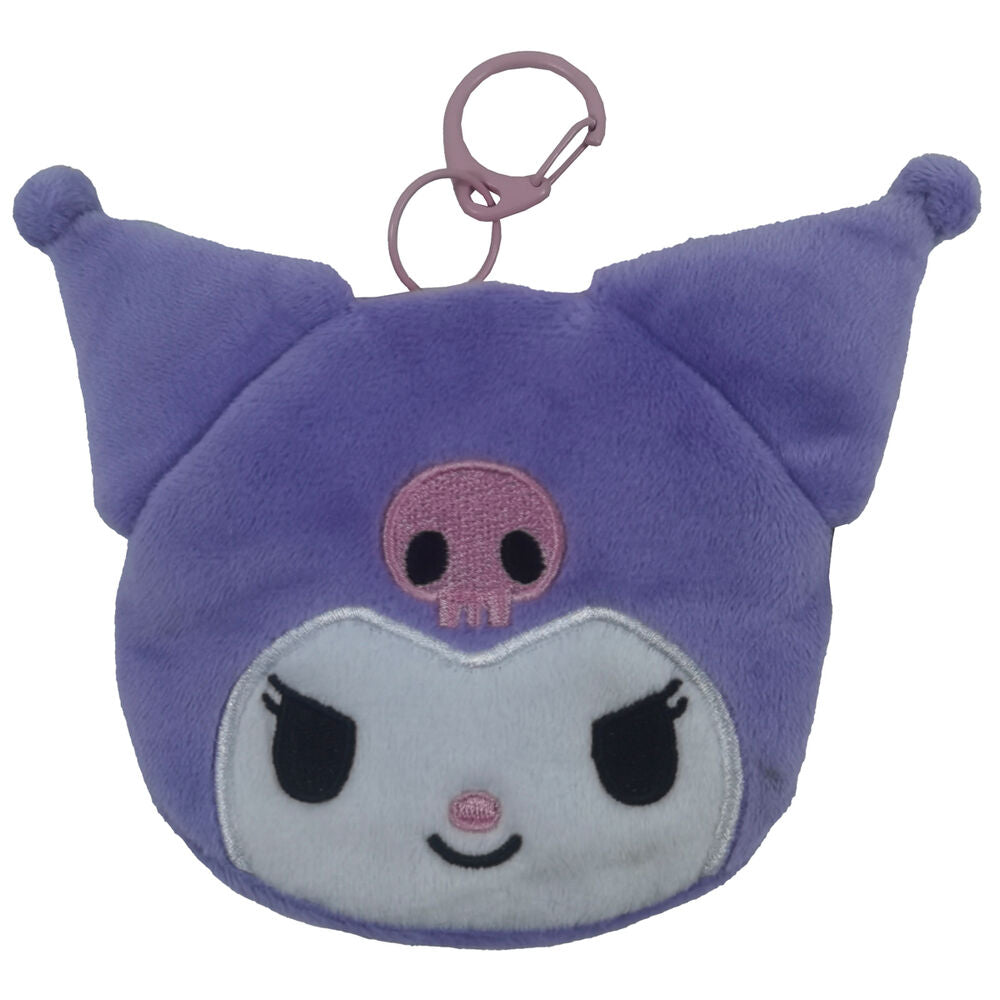 kuromi hello kitty 3d plush coin purse