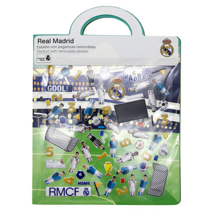 3d reusable sticker book real madrid stadium