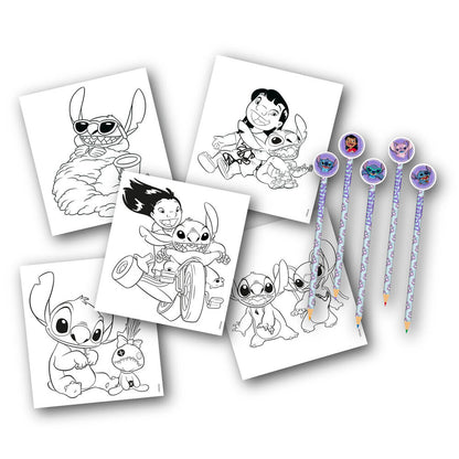 Disney Stitch Malbuch + Stifte