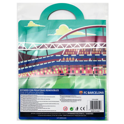 Libro di adesivi riutilizzabili 3D Stadio FC Barcelona