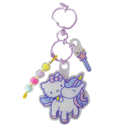 Conjunto de chaveiros Cinnamoroll Kuromi Hello Kitty