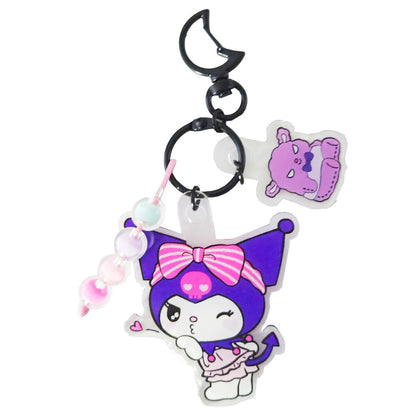 Conjunto de chaveiros Cinnamoroll Kuromi Hello Kitty