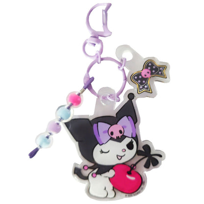 Conjunto de chaveiros Cinnamoroll Kuromi Hello Kitty