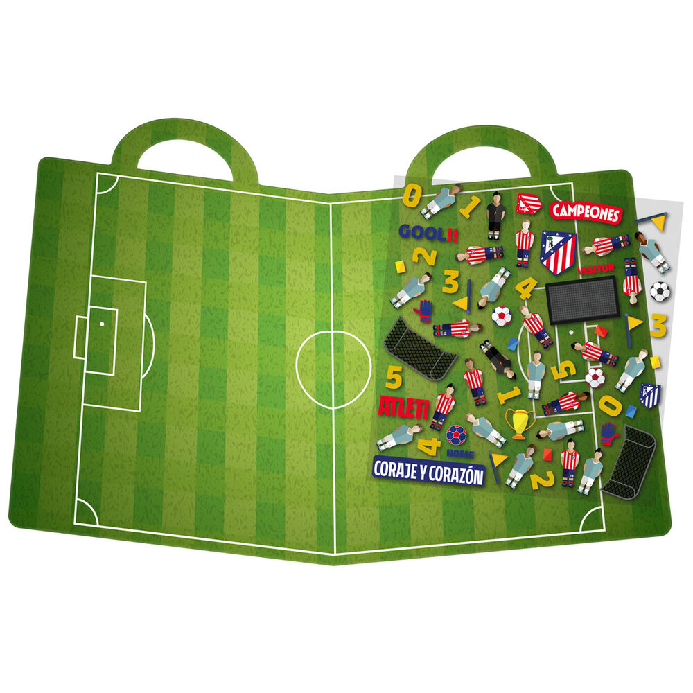 3D Reusable Sticker Book Atletico Madrid Stadium