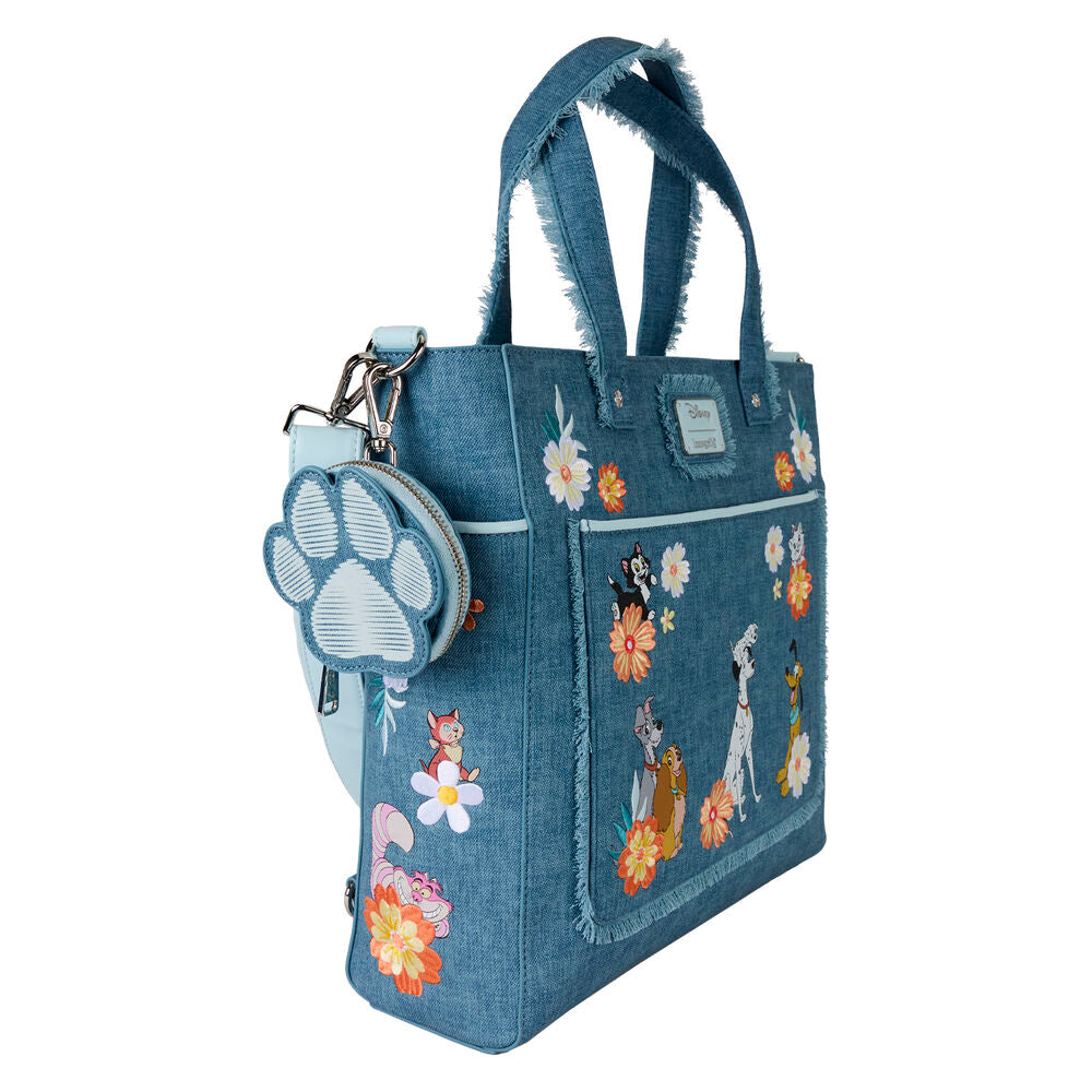 Disney Loungefly Denim Backpack Bag + Purse