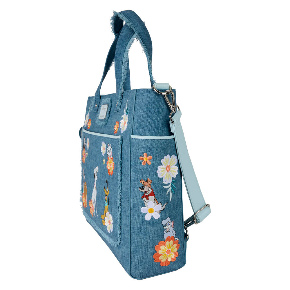 Disney Loungefly Denim Backpack Bag + Purse