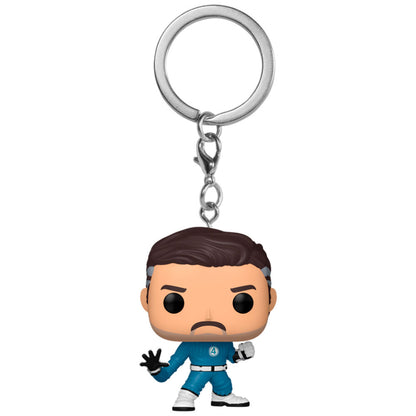 pocket pop marvel fantastic four mister fantastic keychain
