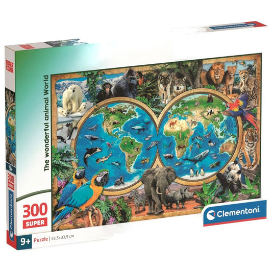 super puzzle the wonderful animal world 300pcs