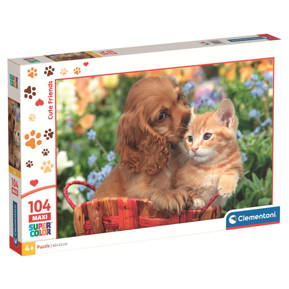 friendly friends maxi puzzle 104 pieces