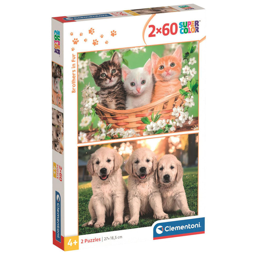 skin brothers puzzle 2x60pcs