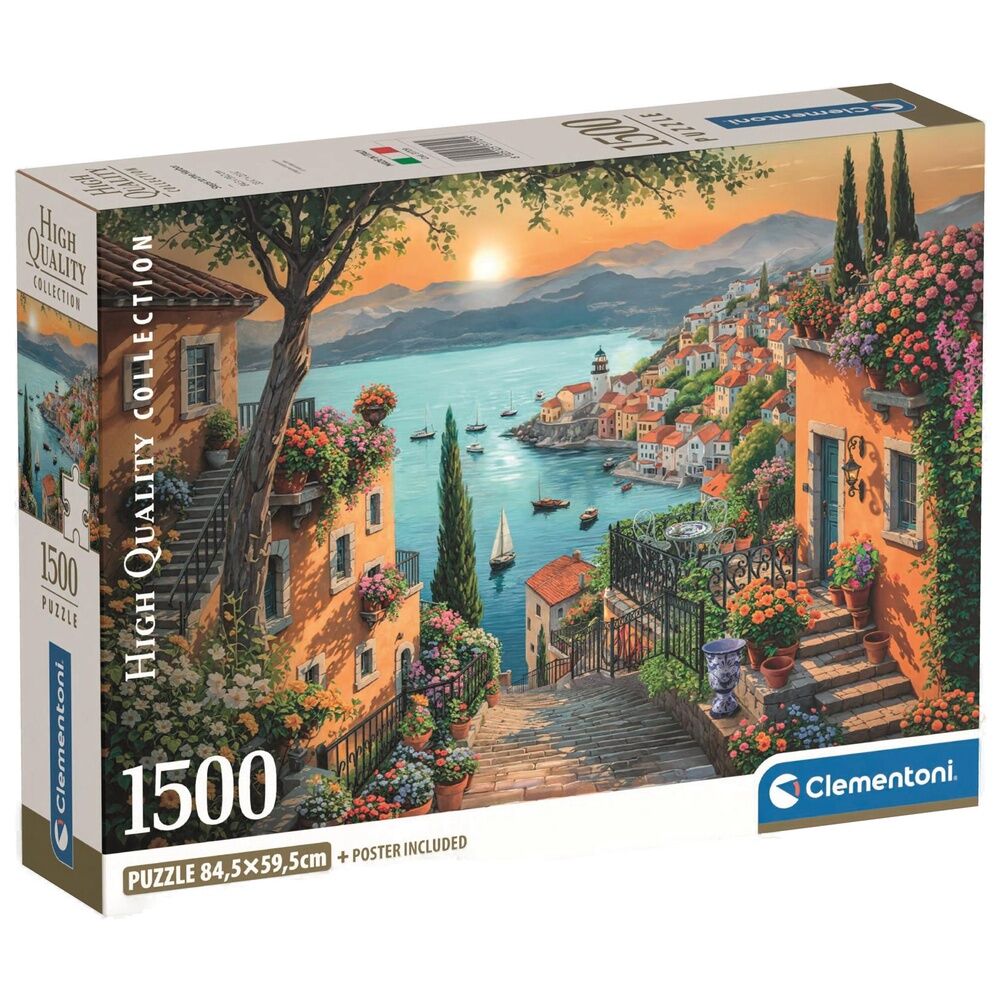 puzzle steps to the harbor high quality 1500 pieces