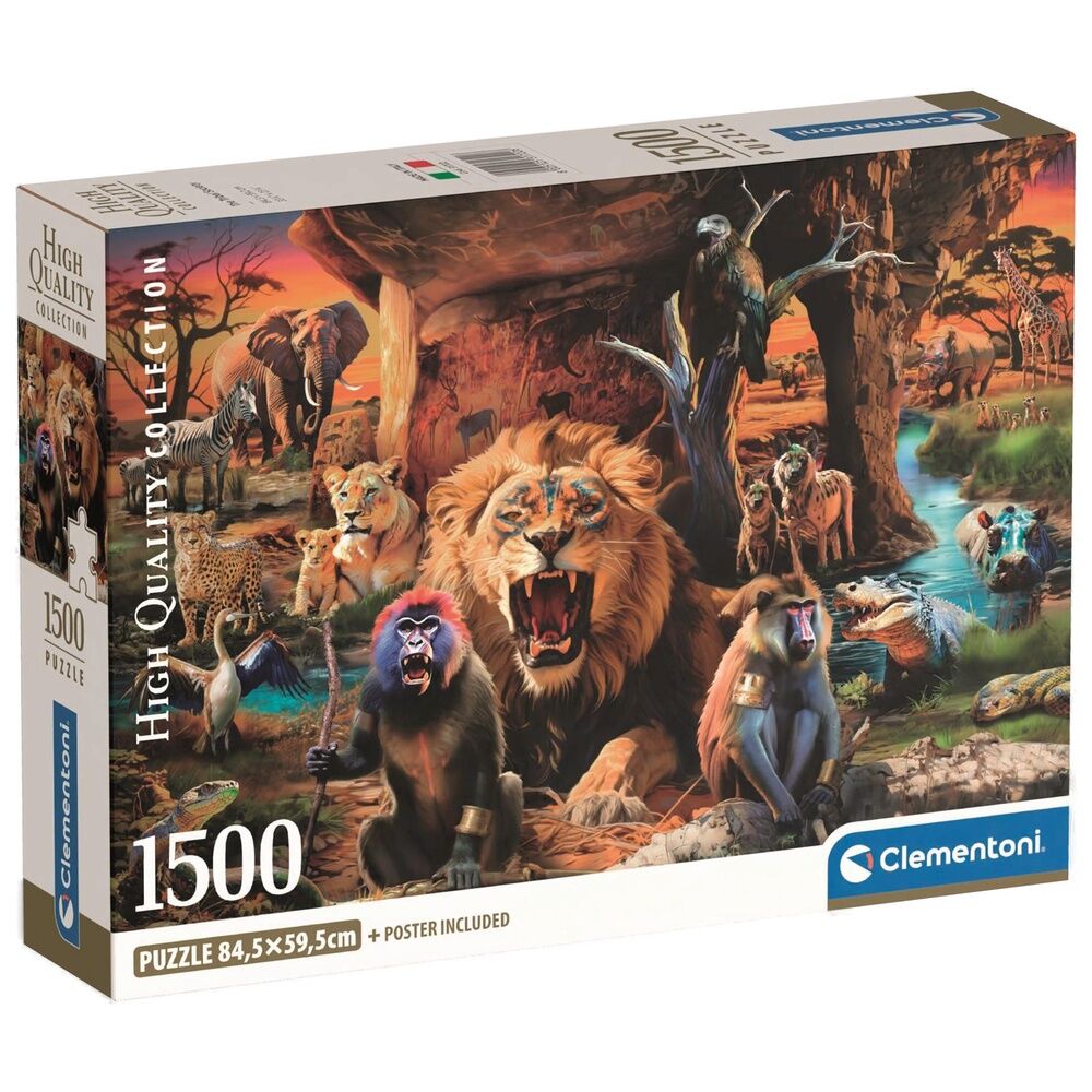 puzzle the tribal society high quality 1500 pieces
