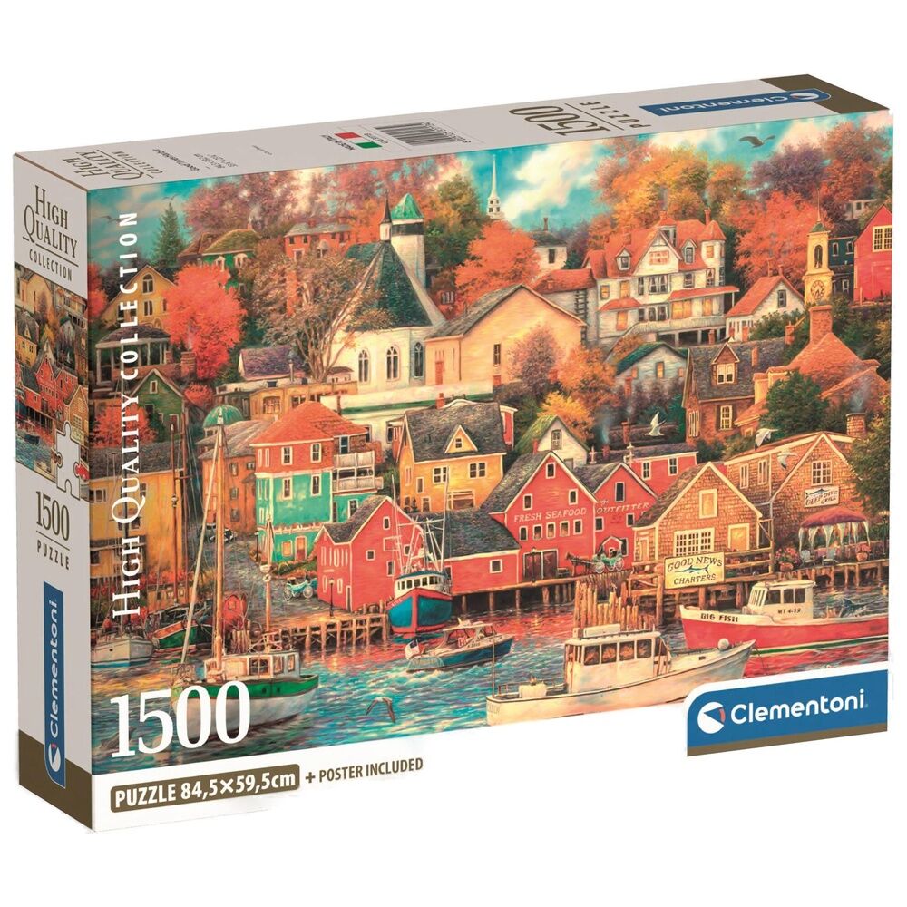 puzzle good times harbor high quality 1500 pieces