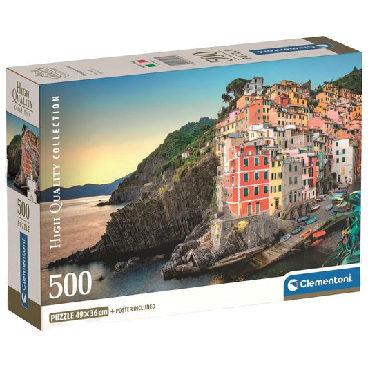 puzzle riomaggiore coast high quality 500 pieces