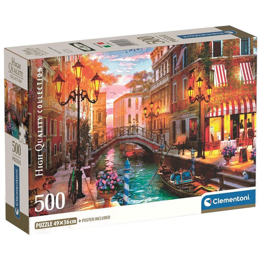 puzzle sunset over venice high quality 500 pieces