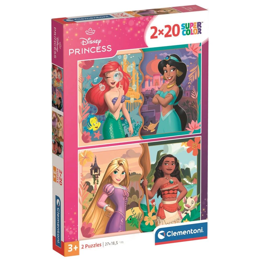 disney princess puzzle 2x20pcs
