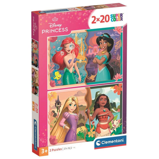 disney princess puzzle 2x20pcs