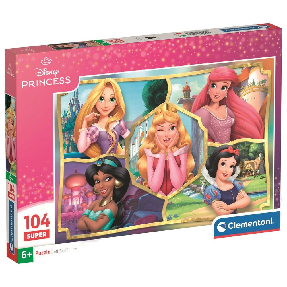 super disney princess puzzle 104 pcs