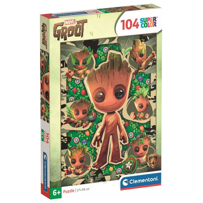 puzzle i am groot marvel 104pcs