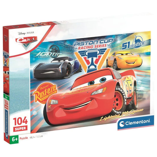 puzzle super cars disney pixar 104 pieces