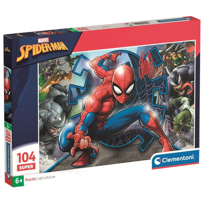 Puzzle Super Spiderman Marvel de 104 pièces