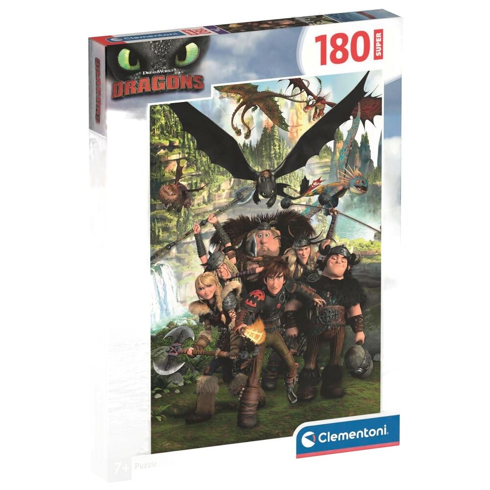 super puzzle how to deliver your dragon 180pcs
